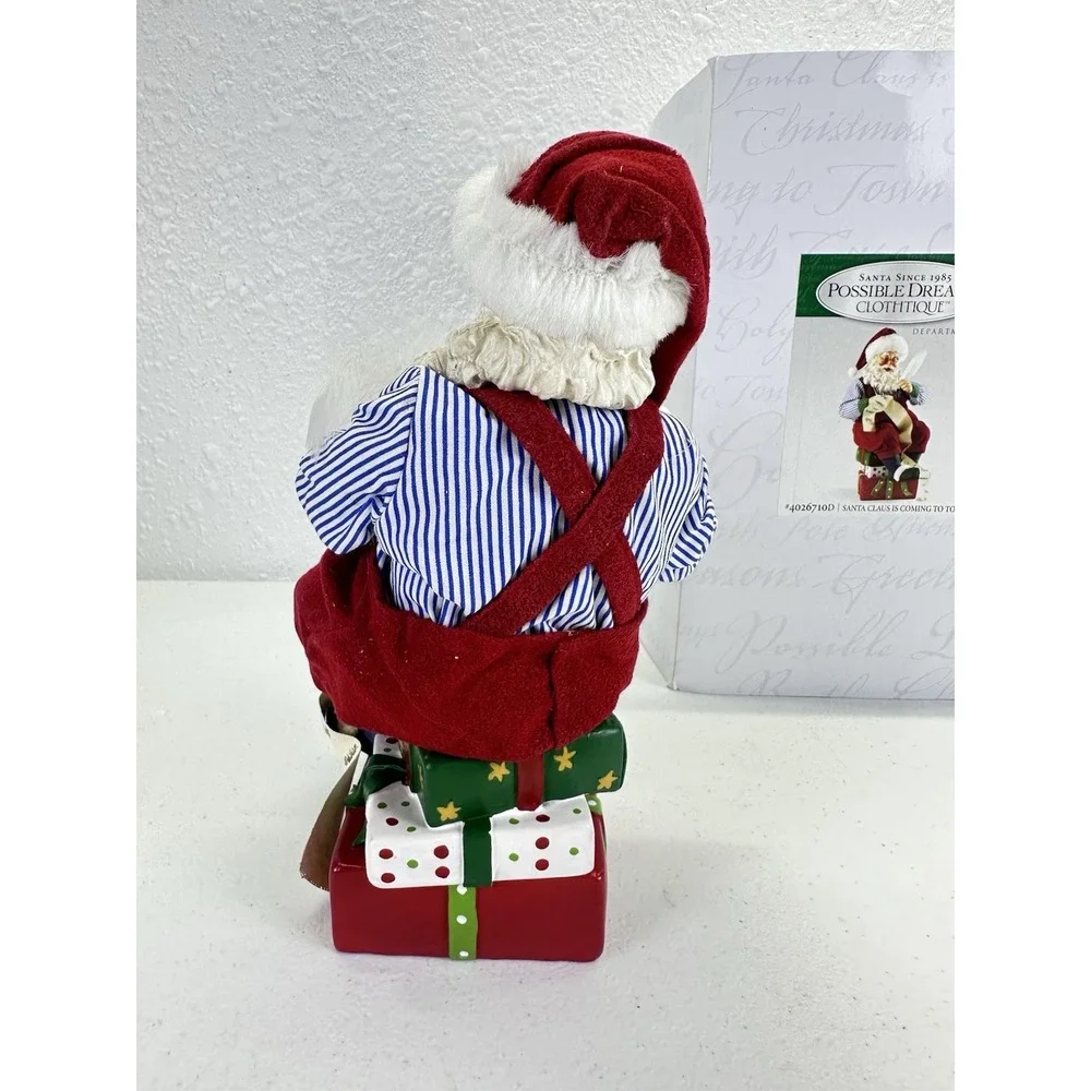 Department 56 Clothtique Possible Dreams Santa Clause Is Coming To Town 4026710D
